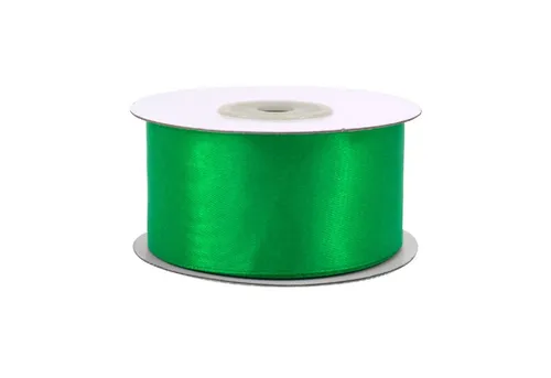 Creativery Satinband, Satinband 38mm x 25m Rolle Grün