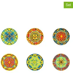 Excelsa Set von 6 Aperitifgerichten Trinacria aus Porzellan von Excelsa