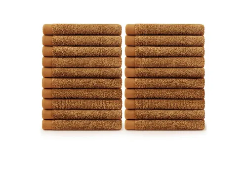 Blumtal Gästehandtücher 30x30cm - weich und saugstark, Frottee (24-St), 12er und 24er Set, 100% Baumwolle