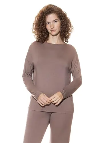 Produktbild Mey Nachtwäsche Serie Pure Chic Damen Homewear-Oberteile Milk`n Coffee XL