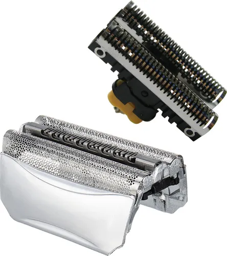 Hochwertiges Kombipack Scherfolie Klingenblock Messer Rasierklinge ersetzt Braun 51B 51S für Braun 65647703:Typ 5647