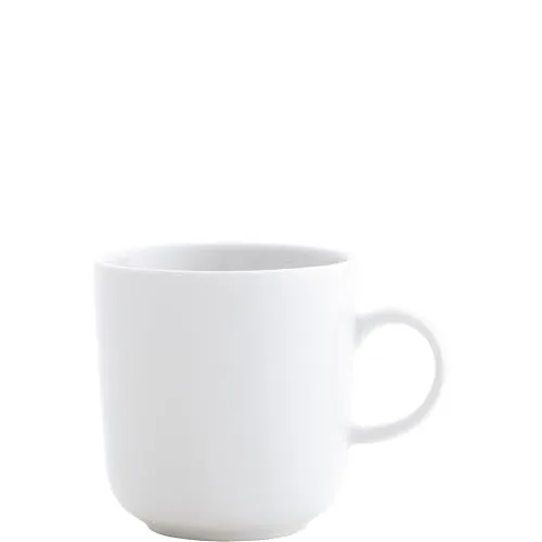 KAHLA Pronto Kaffeebecher 0,30 l weiß | weiße Kaffeetasse aus Porzellan