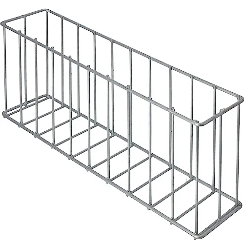 KADAX Gartenkante aus Stahl - Solide Gabione für kreative Gartengestaltung - Dekorative Zäune für stilvolle Gartenabgrenzungen, mit Korrosionsschutz und einfachem Montagesystem für jahrelange Wartungsfreiheit.