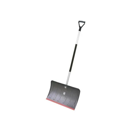 Kunststoff-Schneeschieber 55 cm mit Alu-Ovalstiel