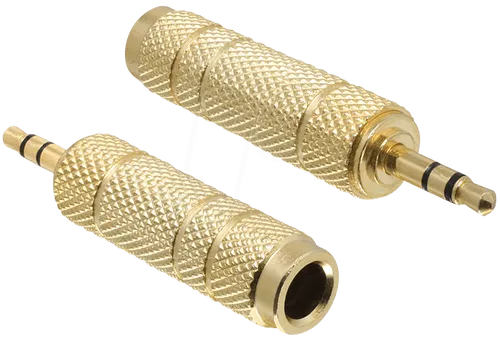 DELOCK 65360 - 3,5 mm Klinken Stecker auf 6,35 mm Buchse