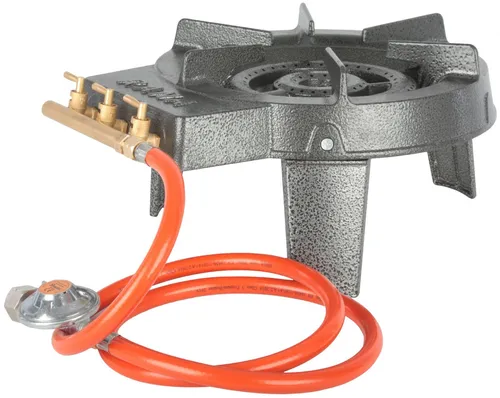 Hockerkocher Gaskocher Gasbrenner Campingkocher Wok 9,2kW Schlauch Druckminderer