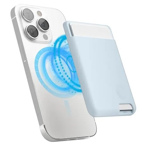 elago Magnetische Kartenhalter für 2 Karten, Kompatibel mit MagSafe, Kompatibel mit iPhone 17/16/15/14/13/12 Serie – Wallet, Sichere Handy Geldbörse, Langlebiges Silikon, Schutz vor Kratzern