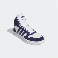 adidas Sportswear HOOPS 3.0 MID Sneaker - Klassischer Basketball-Lifestyle in Weiß - Sneaker in Größe 42, aus hochwertigem Leder und Synthetik, sportlicher Stil mit knöchelhohem Design für optimalen Halt und Komfort.