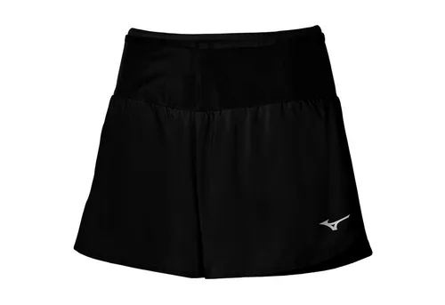 Mizuno Multi Pocket Shorts Lady | J2GBB202-09, Größe: XL - Praktische Laufshorts für Damen mit 360° Mesh-Taschen zur sicheren Aufbewahrung deiner Wertsachen. Leichtes Stretch-Gewebe sorgt für maximale Bewegungsfreiheit und Komfort beim Laufen.