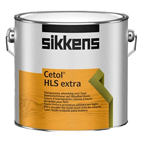 Sikkens 30965 Cetol Hls Extra 1000 L - Seidenglänzende Grundierung - Hochwertige Grundierung für Holz mit seidenglänzendem Finish, ideal für den Außeneinsatz. Hohe Festkörpergehalt und einfache Verarbeitung bei optimalen Bedingungen.