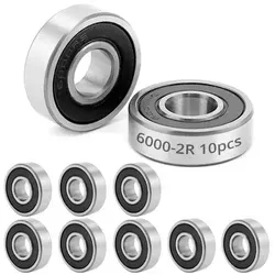 Kugellager 10x26x8mm 10 doppeltabgedichtet 3D Drucker 6000-2R 10 Packs