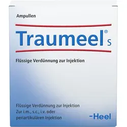 Traumeel S 10 ST - Homöopathisches Arzneimittel - Arzneimittel zur Injektion, ideal zur Unterstützung des Wohlbefindens. Enthält wertvolle pflanzliche Wirkstoffe und ist für die Anwendung in der Homöopathie geeignet.