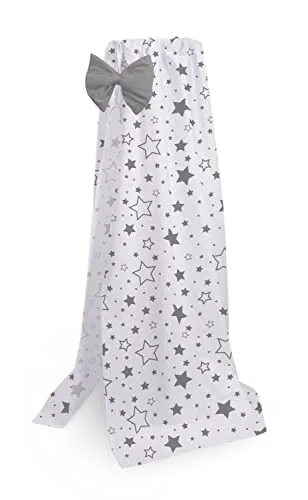 Amilian Babybett Himmel Baldachin Kinderzimmer Himmel für Babybett Betthimmel Babybett für Baby Zimmer Stubenwagen Babywiege Kinderbett Kinderzimmer Deko Baldachin Bettvorhang Vollstoffhimmel