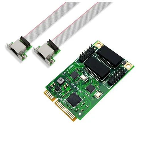 PCI-E auf 2-Port-Netzwerkkarte 1000 Mbit/S Gigabit Ethernet 10/100/1000 M 9558
