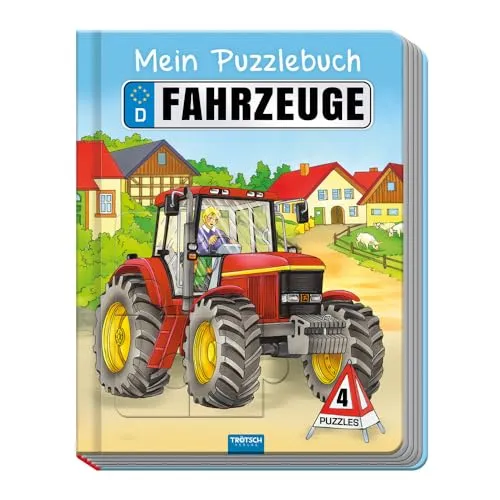 Trötsch Puzzlebuch Mein tolles Puzzelbuch Fahrzeuge: Beschäftigungsbuch Entdeckerbuch Puzzlebuch