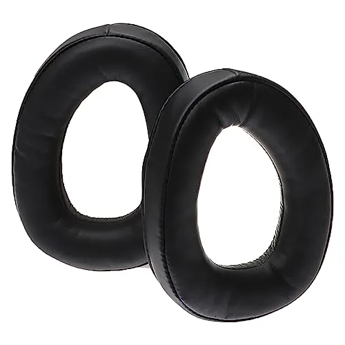 vhbw Ohrpolster kompatibel mit Sennheiser GSP 350, GSP 301, GSP 303, GSP 302 Kopfhörer Headset, Kunststoff Schwarz