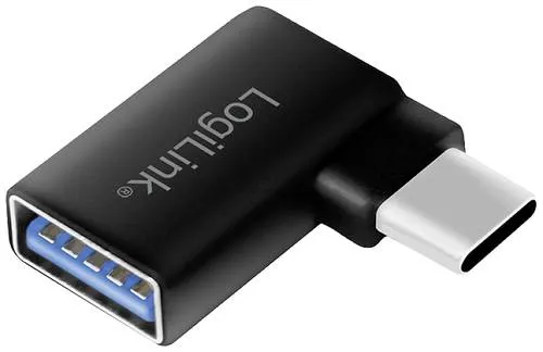 LogiLink USB 3.2 Gen 1 (USB 3.0) Adapter [1x USB 3.2 Gen 1 Buchse A (USB 3.0) - 1x USB 3.2 Gen 1 Stecker C (USB 3.0)] AU0055 90°