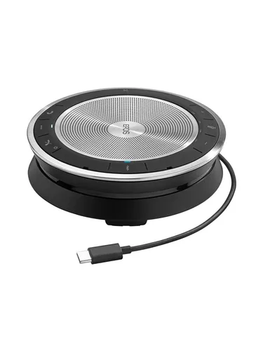 EXPAND SP 30 Freisprecheinrichtung - Kabellose Bluetooth-Freisprecheinrichtung, ideal für Konferenzen und zertifiziert für Skype für Unternehmen, in elegantem Schwarz und Silber.