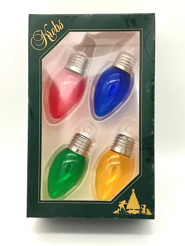 Christbaumschmuck Glühbirnen aus Glas, Krebs Lauscha, Weihnachten Baumschmuck