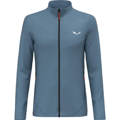 Salewa Puez Waffle Hybrid Polarlite Jacket M java blue (8100) 46/S - Outdoor Freizeitjacken für Herren, leicht und atmungsaktiv mit innovativer Polarlite-Stretch-Technologie für optimalen Wärmerückhalt und hervorragenden Feuchtigkeitstransport.
