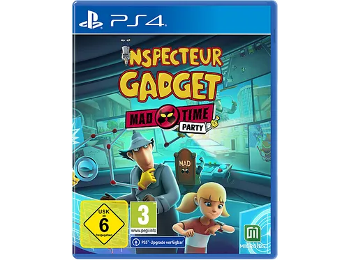 Inspector Gadget - Mad Time Party [PS4] - Spiele für PlayStation 4 – Schlüpfe in die Rolle des Inspektor Gadget und erlebe ein aufregendes Abenteuer mit 16 Minispielen im lokalen Multiplayer-Modus!