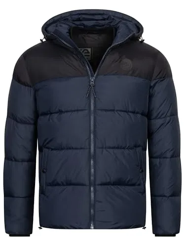 Indicode Winterjacke INBiviano - Funktionsjacke mit sportlichem Design und praktischer Wärmeisolierung – ideal für kalte Tage. Mit schützender Kapuze und bequemer Regular Fit-Passform.