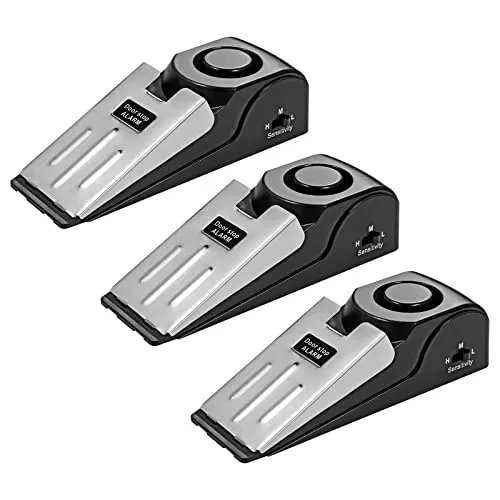 Türstopper Alarm Keil mit 120dB Alarm (3er Pack)
