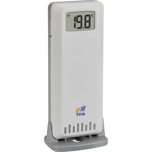 TFA Dostmann 30.3901.02 Temperatursender ID-A5 - Wettersensor für präzise Temperaturüberwachung, mit Anschluss für wasserfesten Kabelfühler und kompatibel mit TFA.me System, ideal für Kühlschrank oder Aquarium.