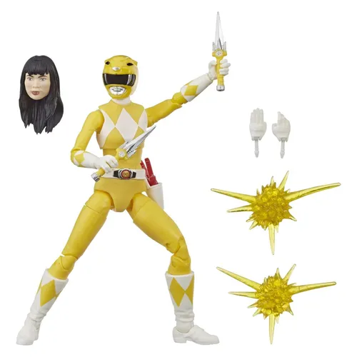 Power Rangers Blitz Kollektion Actionfigur Mächtig Morphin Gelb Ranger