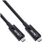 InLine® USB 3.2 Gen.2 AOC Kabel 3m - Hochleistungs-USB-C Stecker - USB-Kabel für Daten, Audio und 4K-Video-Übertragung bis 3840x2160 @144Hz. Ideal für professionelle AV-Installationen mit verlustfreier AOC-Technologie.