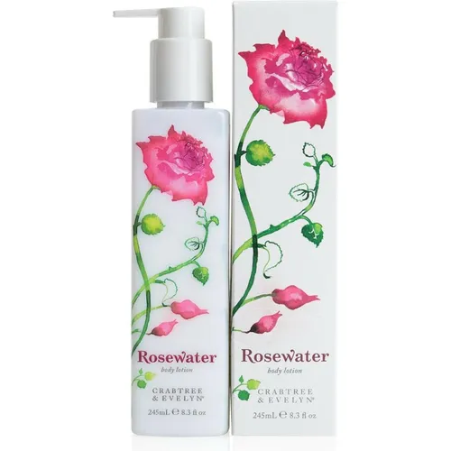 Crabtree & Evelyn Feuchtigkeitsspendende Körperlotion mit Rosenwasser 245 ml