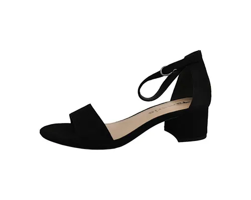 Tamaris Damen Sandalette 1-28201-42, Schwarz, Größe 41 EU - Wanderschuhe mit geschlossener Ferse und Blockabsatz, ideal für Komfort und Stabilität bei jedem Schritt. VEGAN und perfekt für verschiedene Anlässe.
