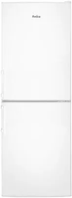 Amica KGC 384 110 W - Kühl-Gefrierkombination in Weiß, 148 cm hoch, energieeffizient mit automatischer Abtauung und LED-Beleuchtung