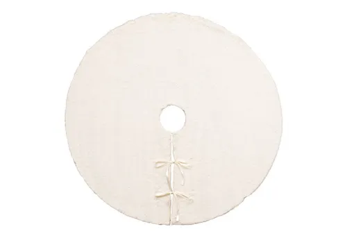 Atmosphera Weihnachtsbaumdecke 90 cm - Flauschige Weihnachtsbaumunterlage mit elegantem Design für festliche Dekoration. Hergestellt aus langlebigem Polyester, leicht zu reinigen und vielseitig einsetzbar – für eine gemütliche Atmosphäre in Ihrem Zuhause.