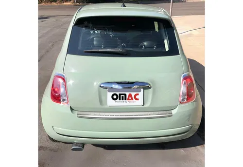 OMAC Ladekantenschutz für Fiat 500 (2015-2025) - Edelstahl Gebürstet - Abdeckblenden für Fiat 500, langlebig und rostbeständig. Schützt die Ladefläche vor Kratzern und verleiht Ihrem Fahrzeug ein elegantes Aussehen.