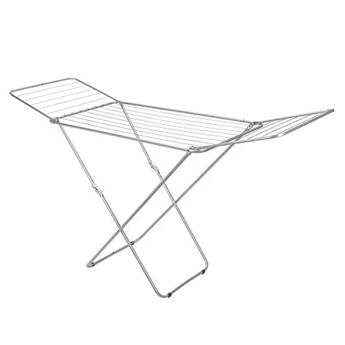 Flügelwäschetrockner 18 m - platzsparend und sicher - Wäscheständer mit 1,8 m Trockenlänge, ideal für kleine Haushalte. Platzsparend zusammenklappbar und mit Kindersicherung für zusätzliche Sicherheit.