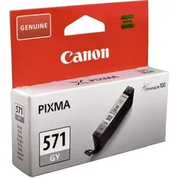 Canon CLI-571 GY Druckertinte Grau - 7 ml für PIXMA Drucker, langlebige Qualität für bis zu 125 Farbfotos und brillante Druckergebnisse
