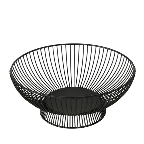 BOLTZE Metall Schale Balu 25cm schwarz in schwarz von BOLTZE