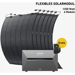 Watt Komplettset Balkonkraftwerk mit Anker SOLIX Solarbank 3 E2700 Pro - Komplettset für effiziente Energieerzeugung mit flexiblen Solarmodulen und robuster Stromspeicherlösung. Ideal für Balkone und mobile Anwendungen, bietet hohe Leistung und einfache Installation.