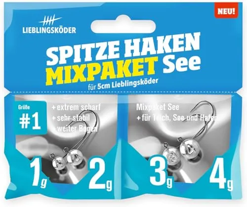 Lieblingsköder Spitze Haken Gr. 1 Mixpaket von Lieblingsköder