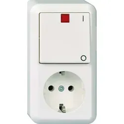 Elso 388204 Ausschalter 2-polig mit Steckdose von ELSO