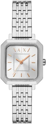 Armani Exchange Damenarmbanduhr - Elegante Armbanduhren für Damen mit 27-mm-Gehäuse, Quarzwerk und wasserdicht bis 50 m – ideal für stilbewusste Frauen.