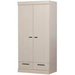 Kleiderschrank Connect mit Schubladen, Dust - Kleiderschrank mit großzügigem Stauraum und elegantem Design, ideal für eine harmonische Schlafzimmeratmosphäre.