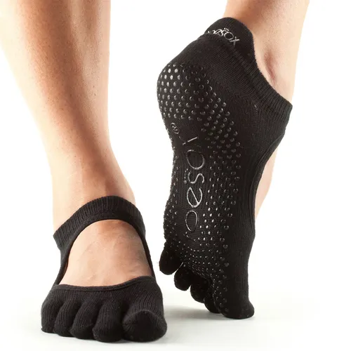 ToeSox Full-Toe Bellarina Black Gr. S