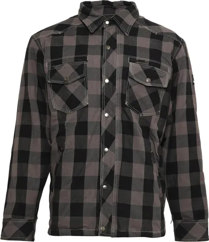 Bores Motorradjacke Lumberjack Premium - Hochwertige Motorradjacke aus BORTEXX® Aramid-Gewebe, bietet optimalen Abriebschutz und Tragekomfort. Ideal für Sicherheit und Stil beim Motorradfahren.