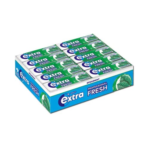 Wrigleys Extra Professional Minze Kaugummi ohne Zucker 30er Pack - Erfrischender Kaugummi mit Minzgeschmack, zuckerfrei und ideal für unterwegs. Praktische 30er Packung für Genuss ohne Reue.