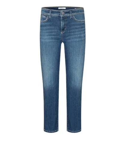Cambio 5-Pocket-Jeans blau 42/27 - Stylische 5-Pocket-Jeans in sophisticated decent used, aus 92% Baumwolle für hohen Tragekomfort, ideal für elegante Freizeitlooks.