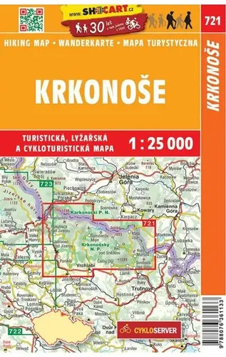 Wanderkarte Krkonoše-Riesengebirge