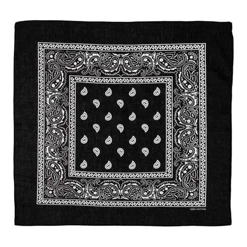 MFH Bandana schwarz-weiß ca. 55 x 55 cm Baumwolle
