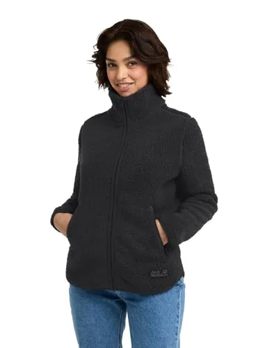 Jack Wolfskin Fleecejacke High Curl schwarz Damen von Jack Wolfskin